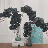 1. Burgundy fake butterfly orchid stem