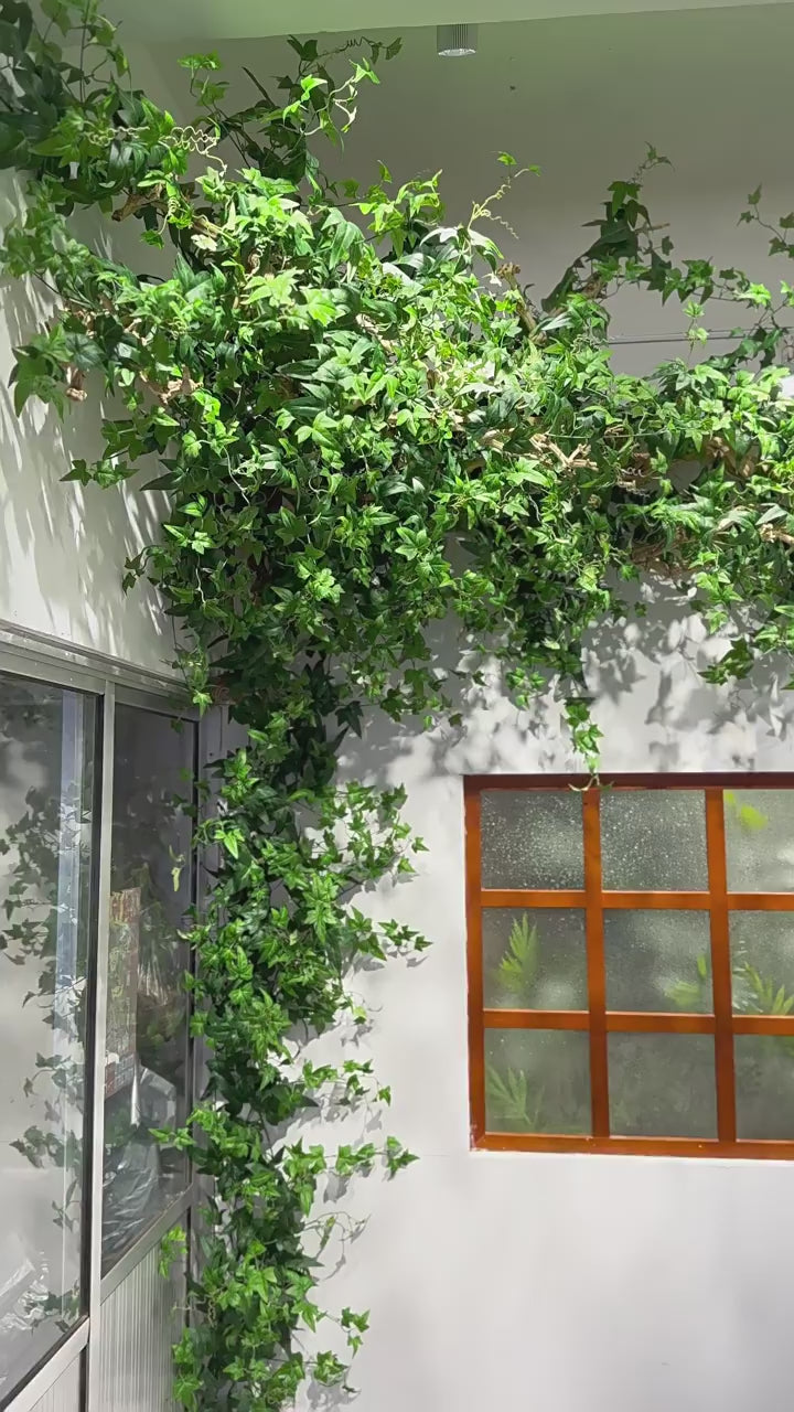 faux ivy hanging greenery vine for indoor decoration