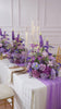 Lavender violet silk flower table bouquet for wedding dining decoration