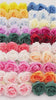 Assorted silk rose flowers for wedding bouquets and craft projects