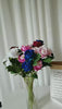 1. Red faux long stem rose for wedding decor