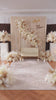 boho pampas grass flower ball for wedding aisle decor
