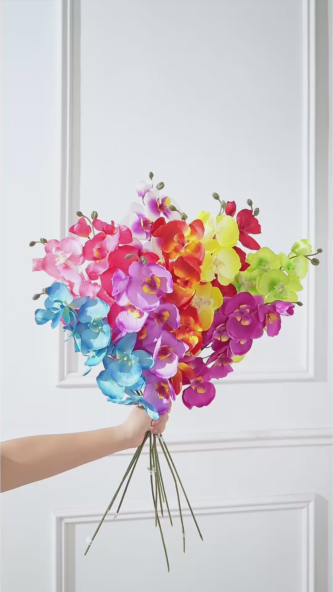 Artificial Butterfly Orchid Silk Flower For Bouquet