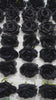 Bulk black artificial rose heads floral supply