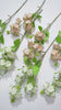 White artificial baby breath stems
