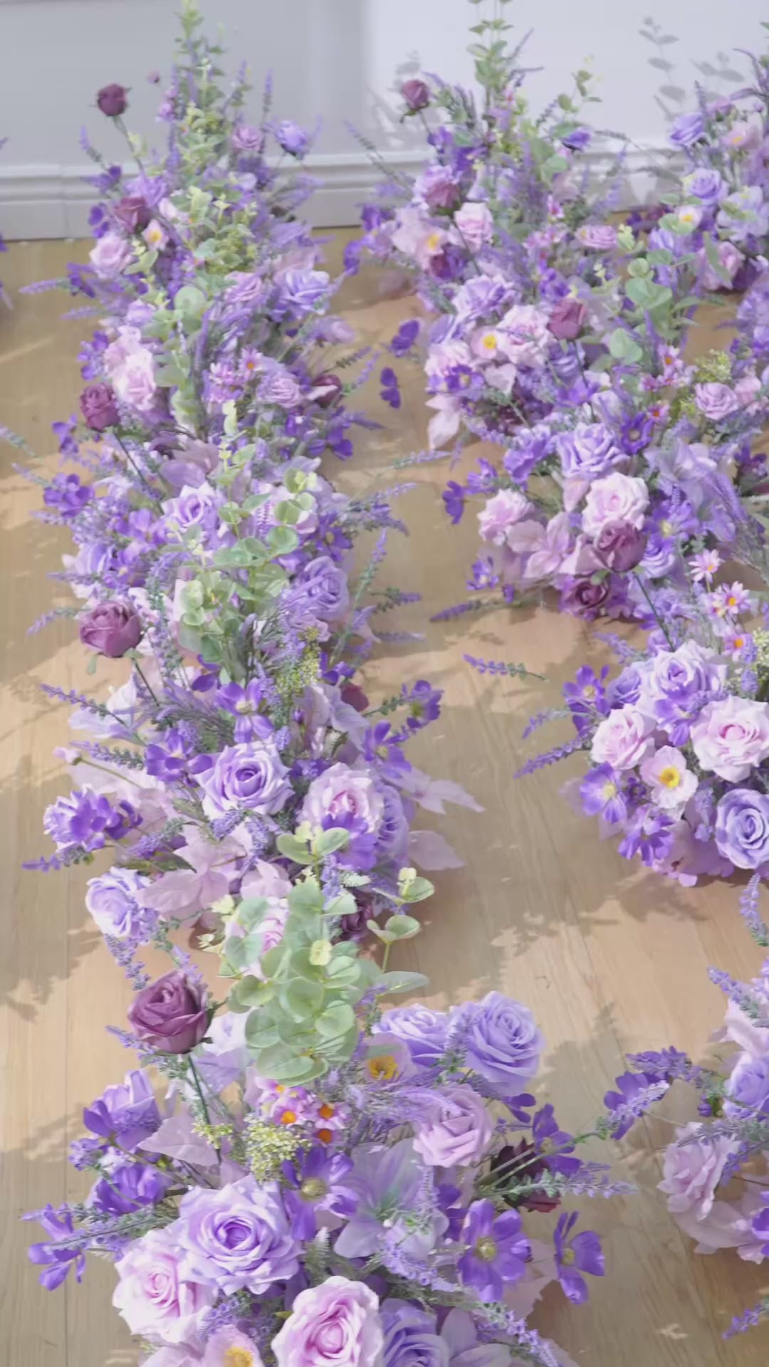 Purple Lavender Rose Table Centerpiece Floor Flower Wedding Decor