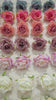 Champagne faux rose head closeup
