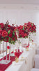 romantic_burgundy_fake_floral_arrangement_event_table