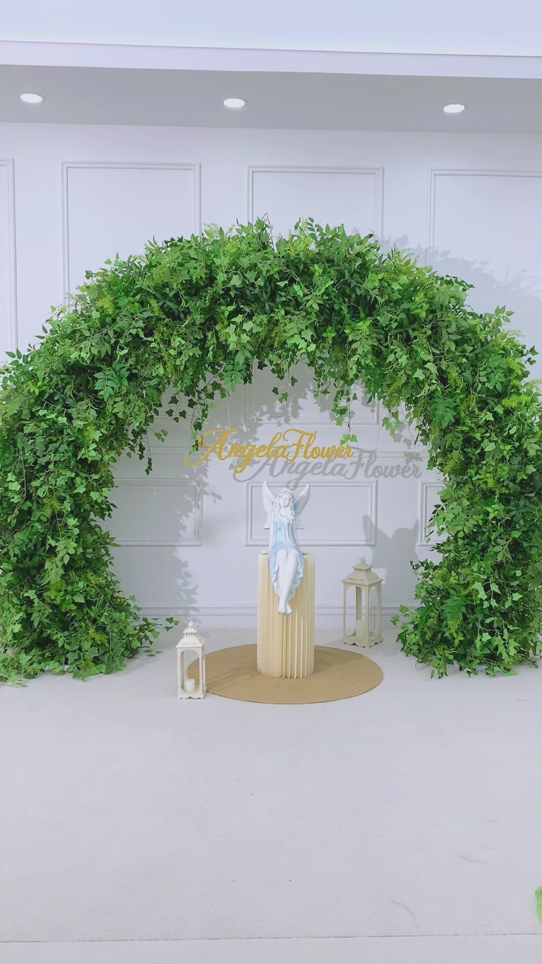 S-A8872 Mori Greenery Plants Leaves Arrangement for Wedding
