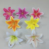Faux Colorful Lily Flower Arrangement