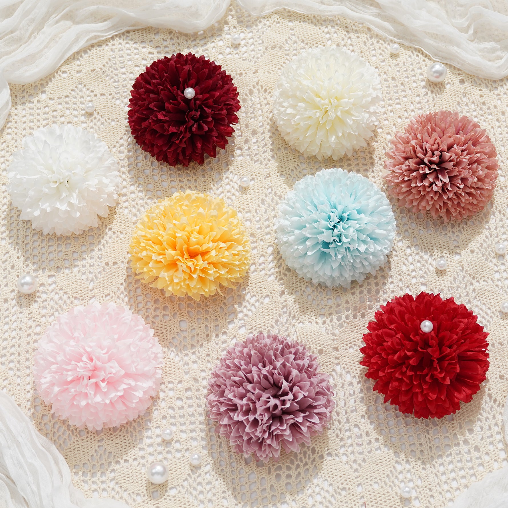 soft-pompom-flower-centerpiece-decoration