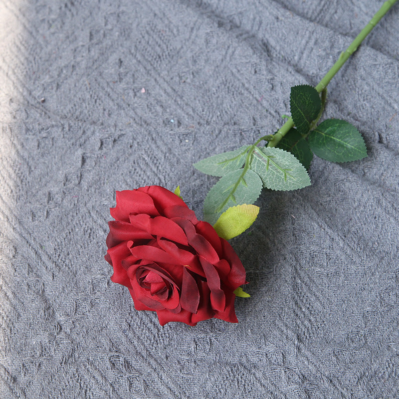 Artificial rose for vase decor
