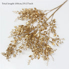 gold leave grass event party props 