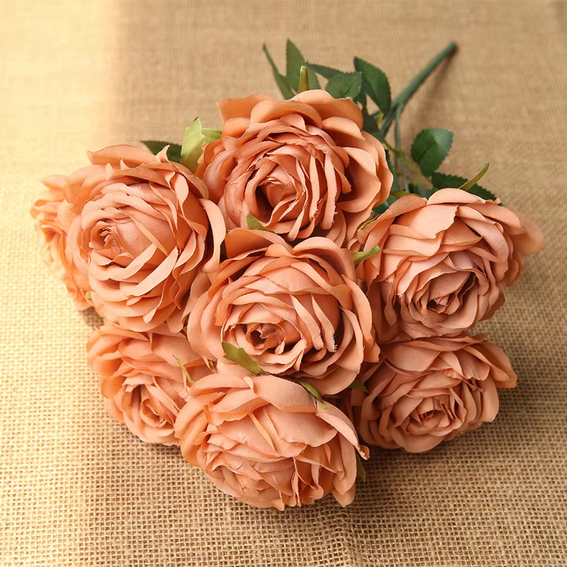 close_group_faux_rose_bloom_cluster