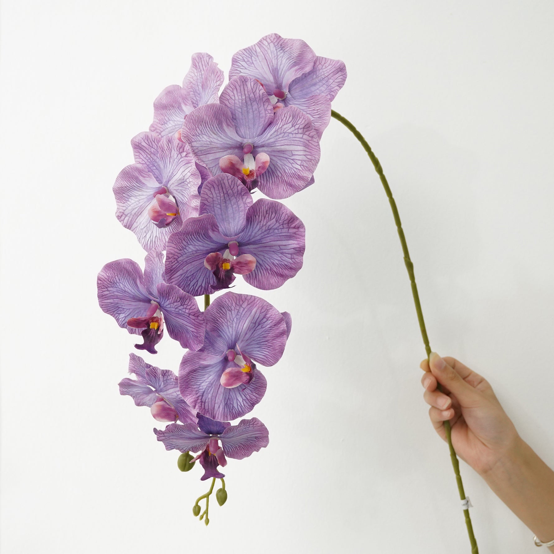 A4345 10 pcs/lot 9 Heads Artificial Orchids Flower Material