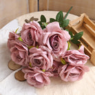 1. Ivory cream artificial rose wedding flowers