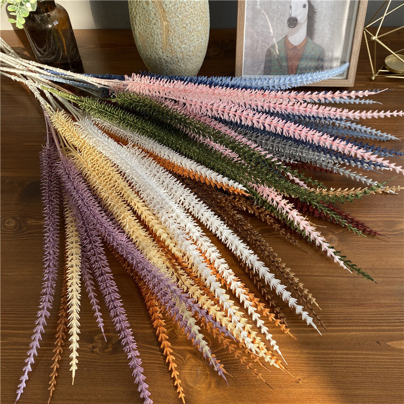 faux‑cat‑tail‑spike‑branches‑rustic‑home‑table‑decor
