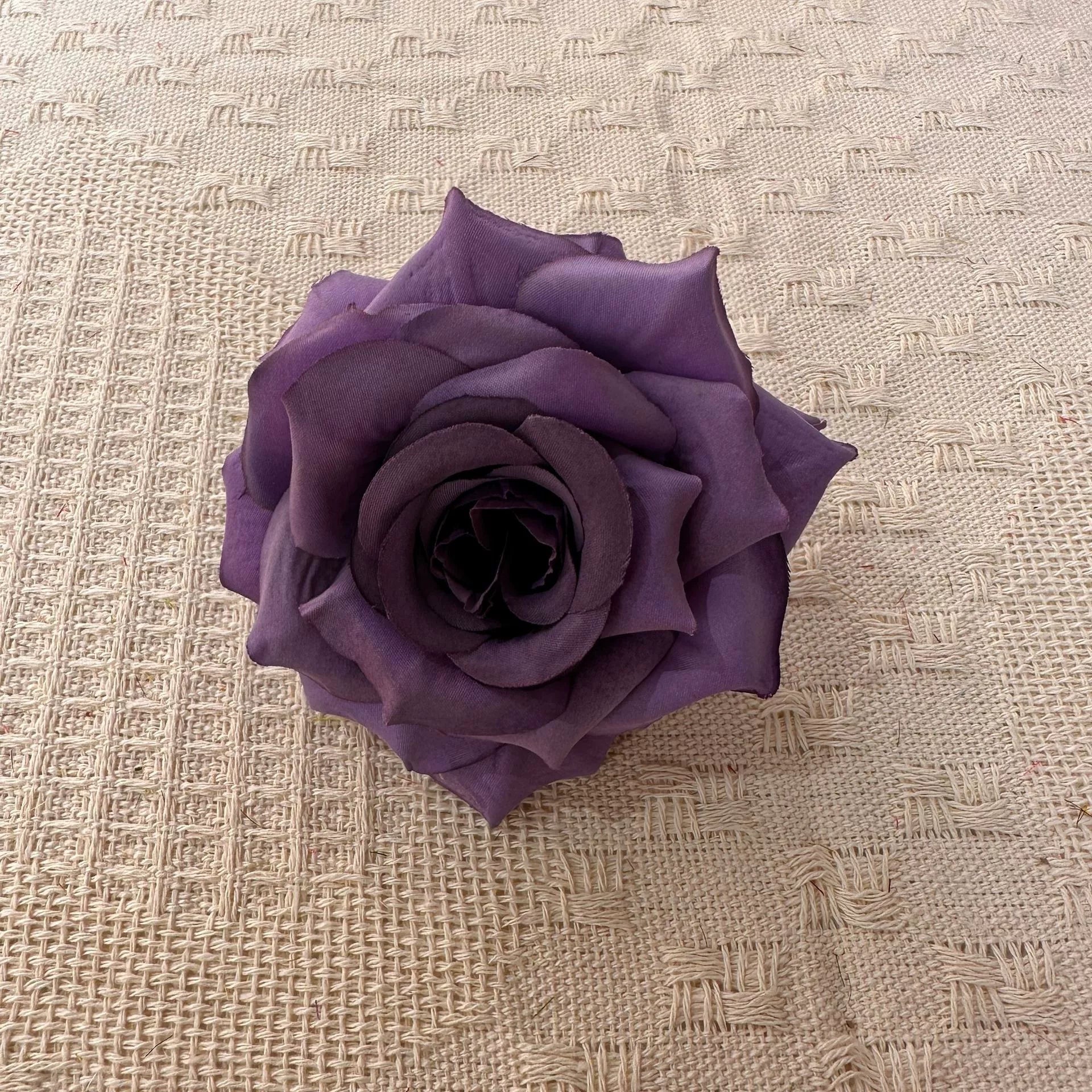 Fake silk rose flower head 9cm DIY floral supplies