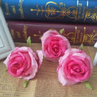 Fake Rose Flower Heads for Bridal Shower Decorations
