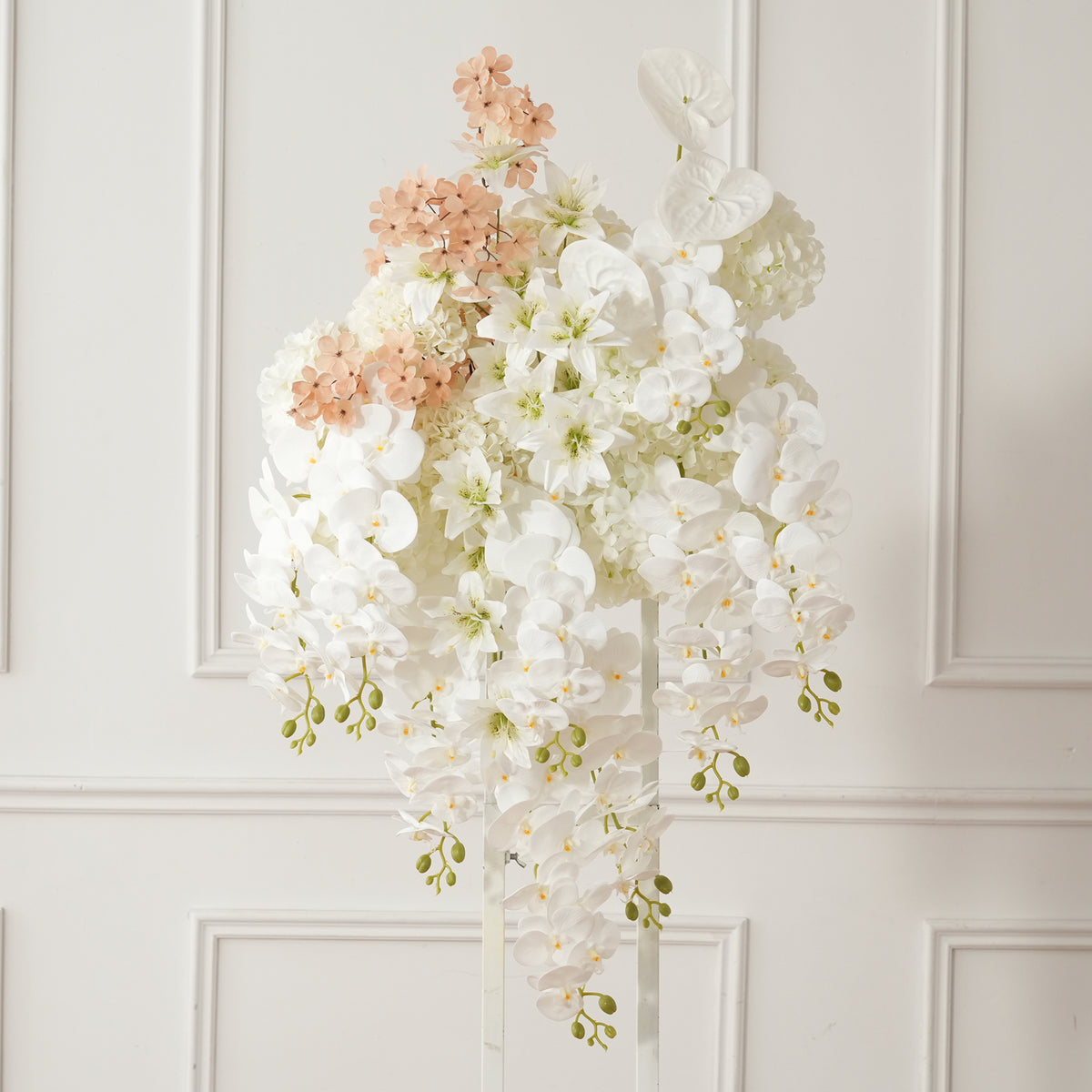 Artificial hang floral for wedding and arch
