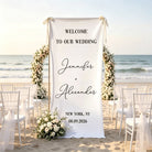 Elegant Wedding Ceremony Entrance Sign Decor