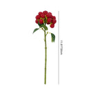 wine red rubus faux fruit sprig for flower installation
