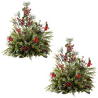 Luxury styled artificial pine berry centerpiece for upscale holiday events