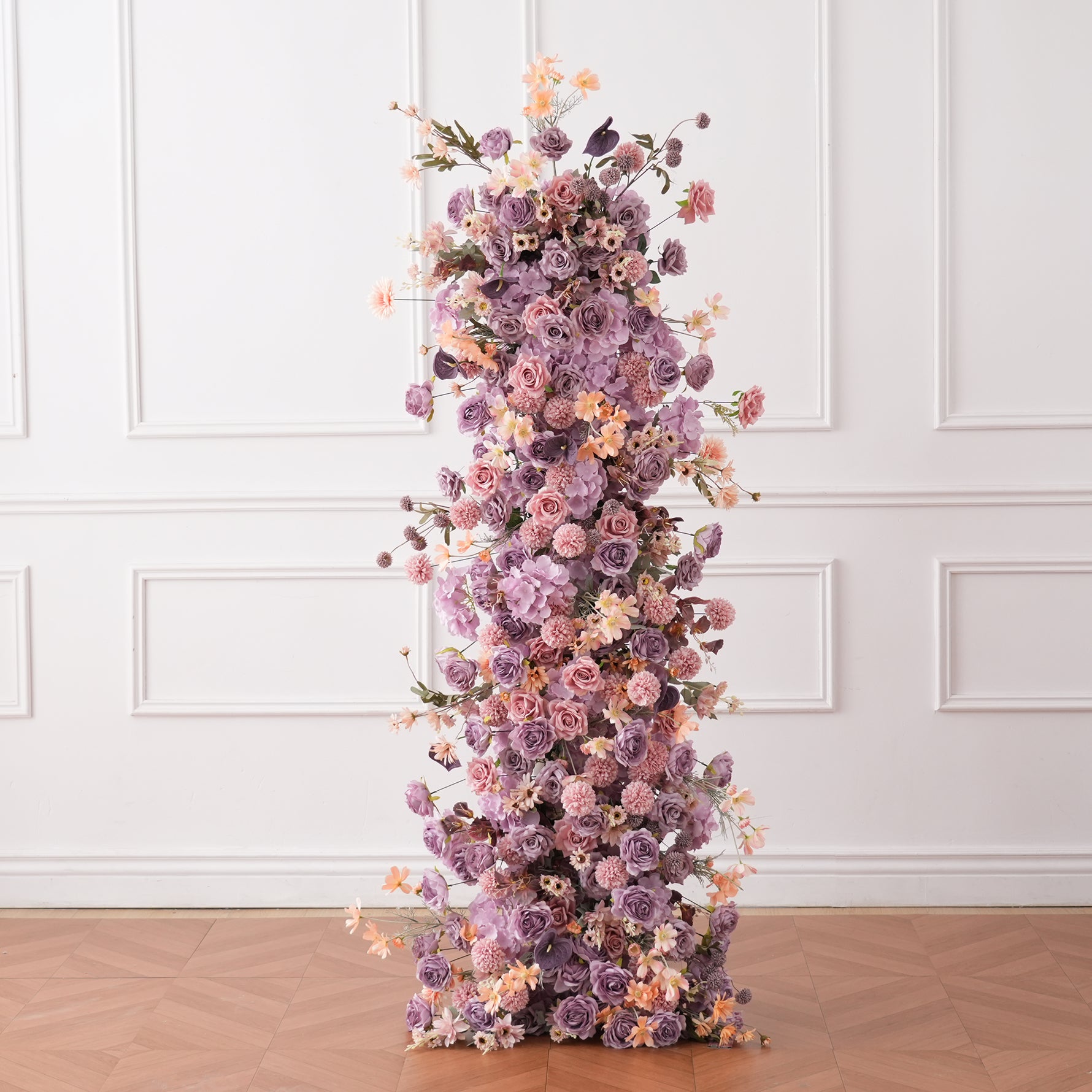 Lavender Purple Wedding Aisle Flower Decor