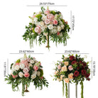 burgundy_event_aisle_flower_piece