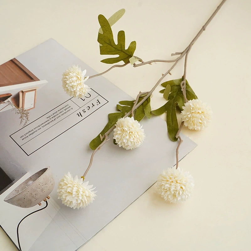 light_orange_faux_pompom_leaf_branch