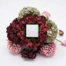 Realistic mixed faux flower centerpiece for fall wedding banquets 