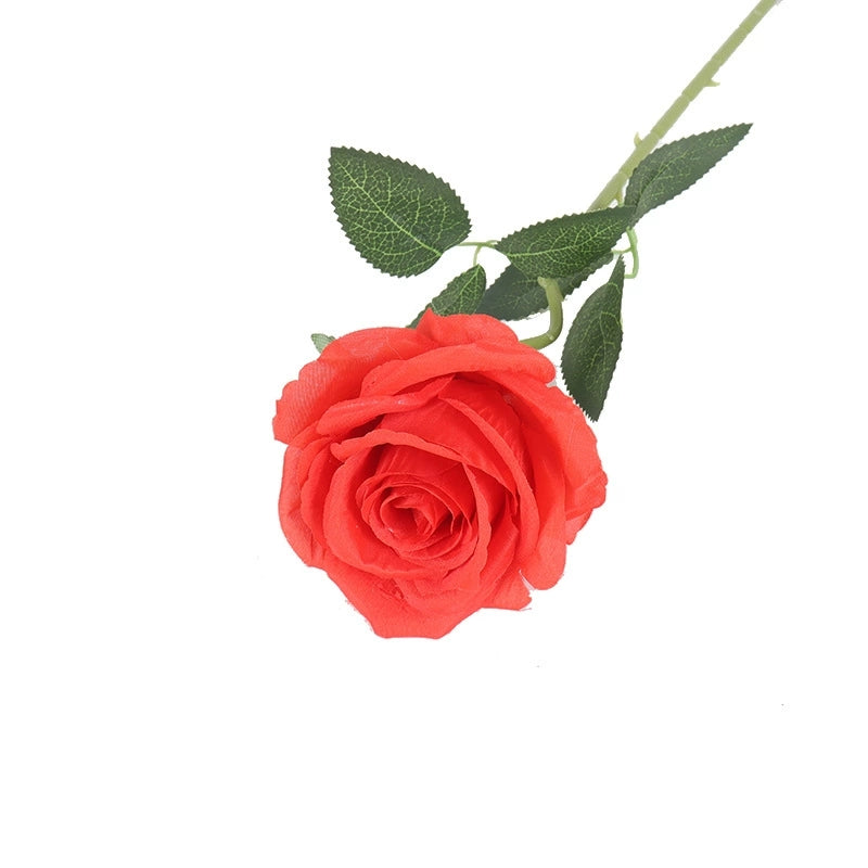 red‑faux‑rose‑flower‑stem‑wedding‑bouquet‑material