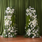 minimalist-white-wedding-arch-flowers