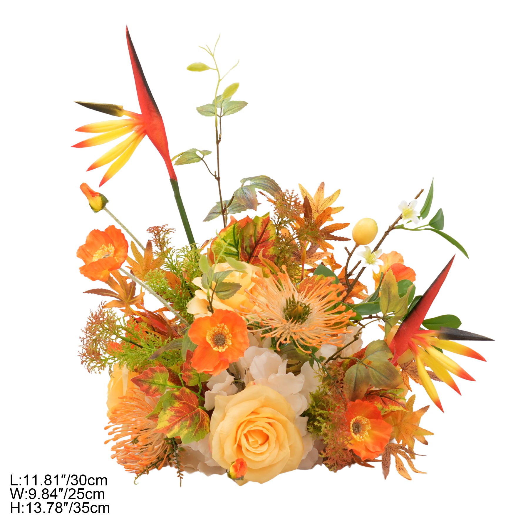 tropical_faux_bouquet_base_detail