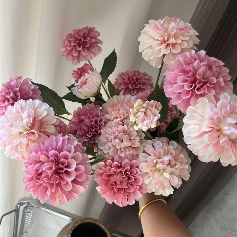 Pink Dahlia Centerpiece Flowers
