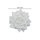 white-foam-rose-head