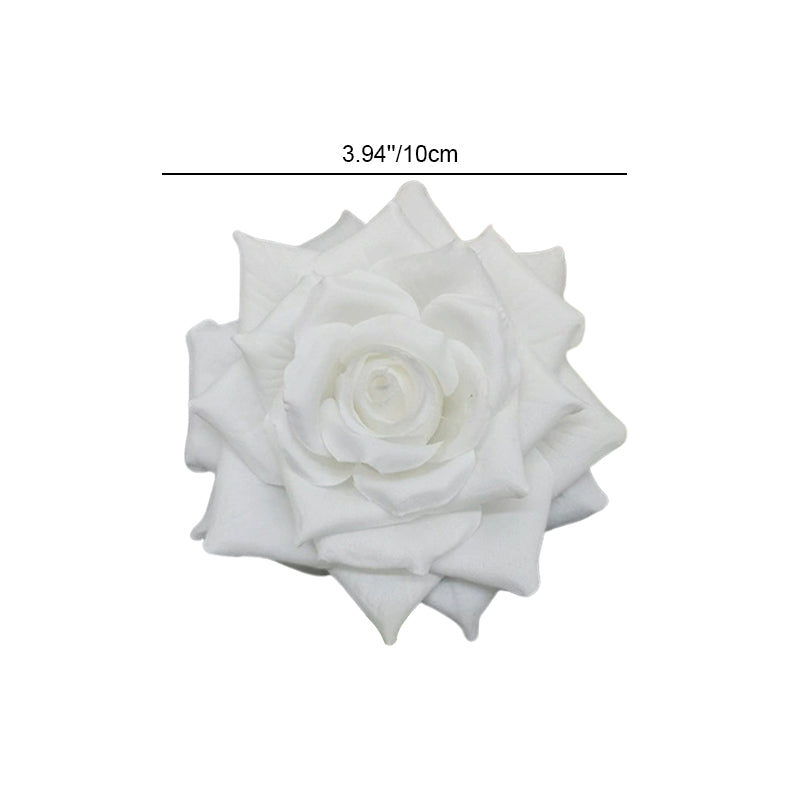 white-foam-rose-head