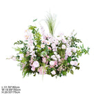 Garden Inspired Pink Floral Arrangement for Wedding Event Decor