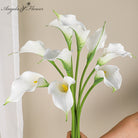 White Artificial Calla Lily Bouquet