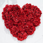 red-fake-hydrangea-bloom