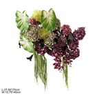 Dusty Purple Hydrangea Fake Floral Arrangement Prop