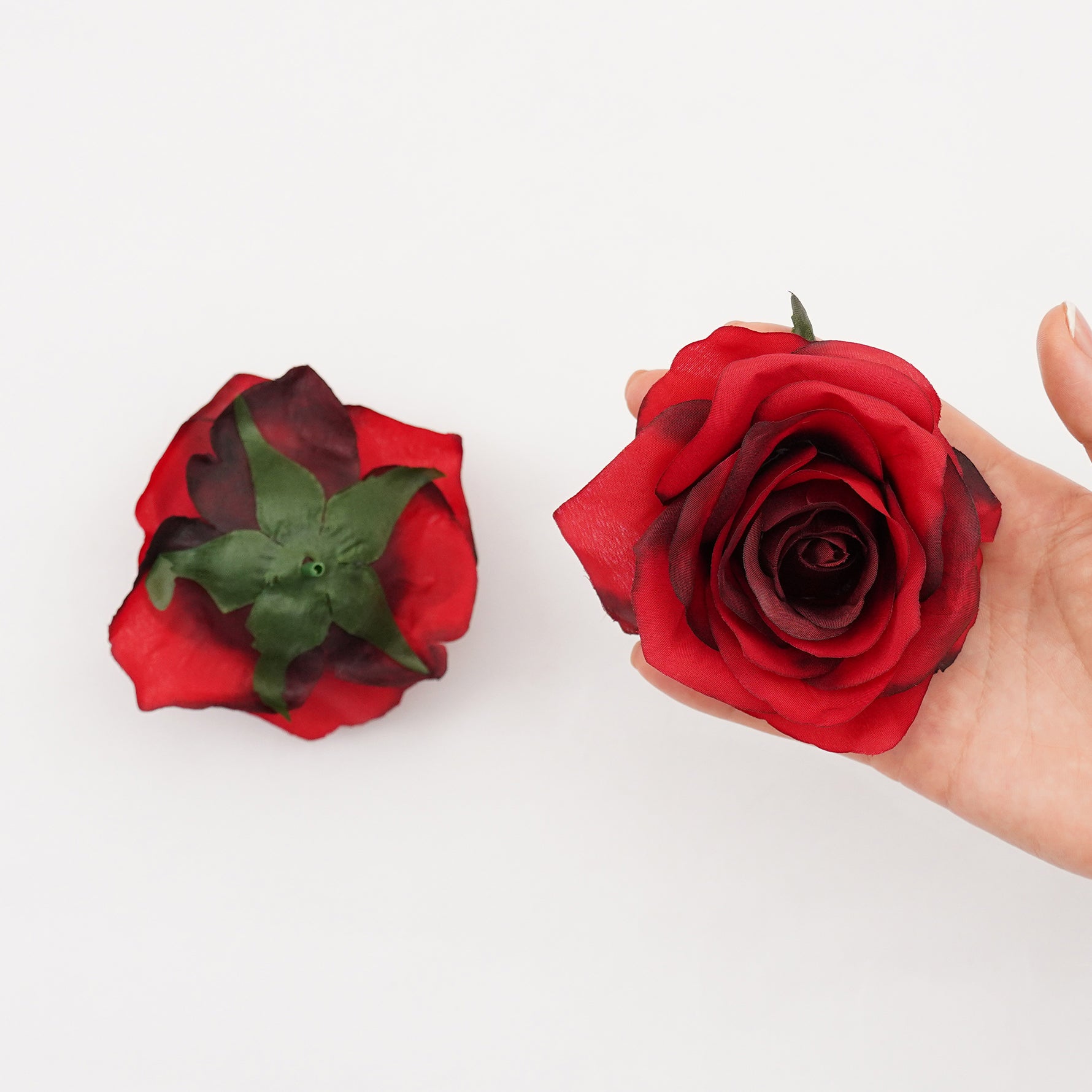 Premium silk rose heads for wedding decoration and floral styling