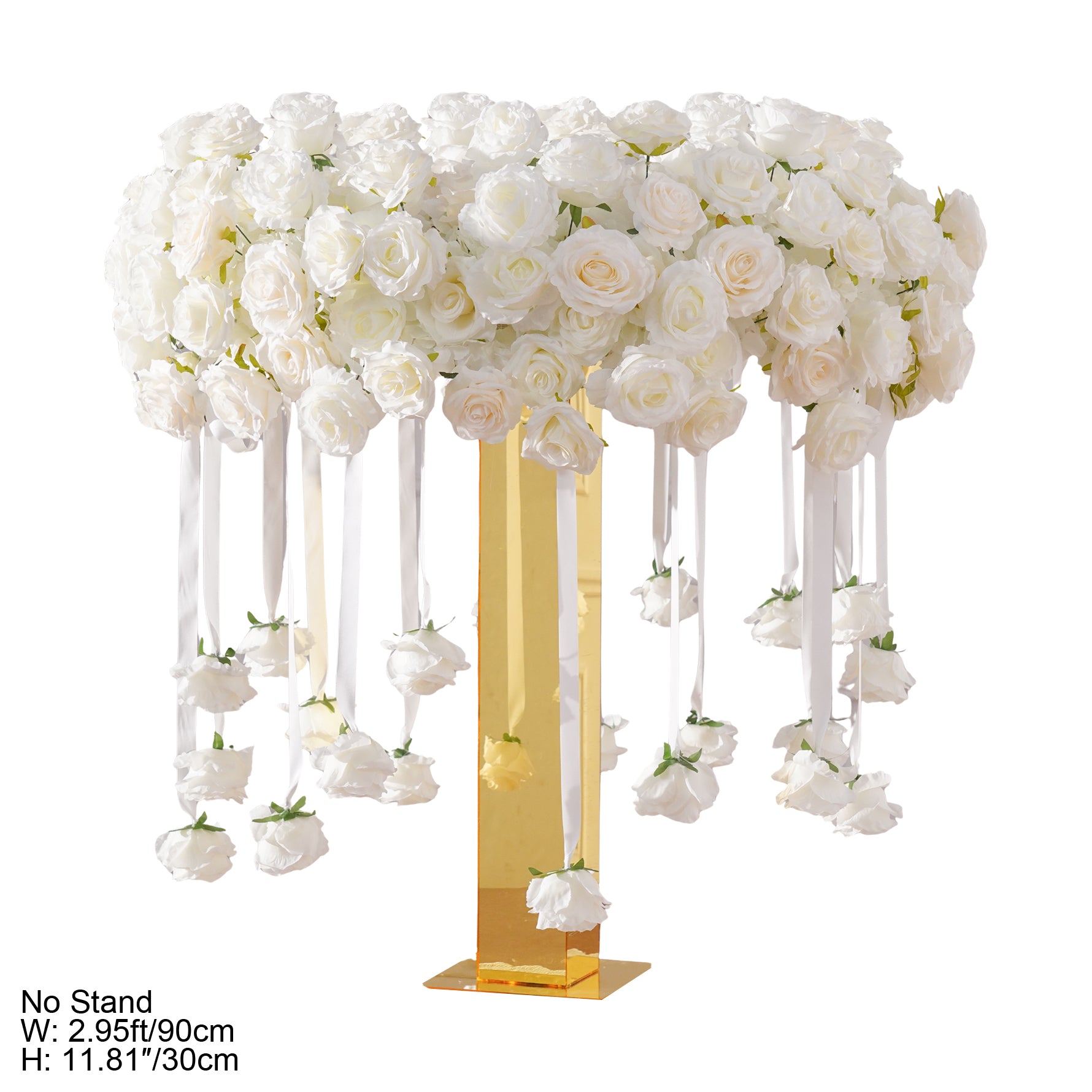 Premium Artificial Rose Table Centerpiece for Wedding Decor