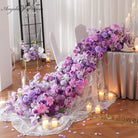 purple-silk-rose-dahlia-hydrangea-table-runner