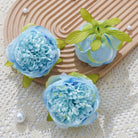Blue Artificial Peony