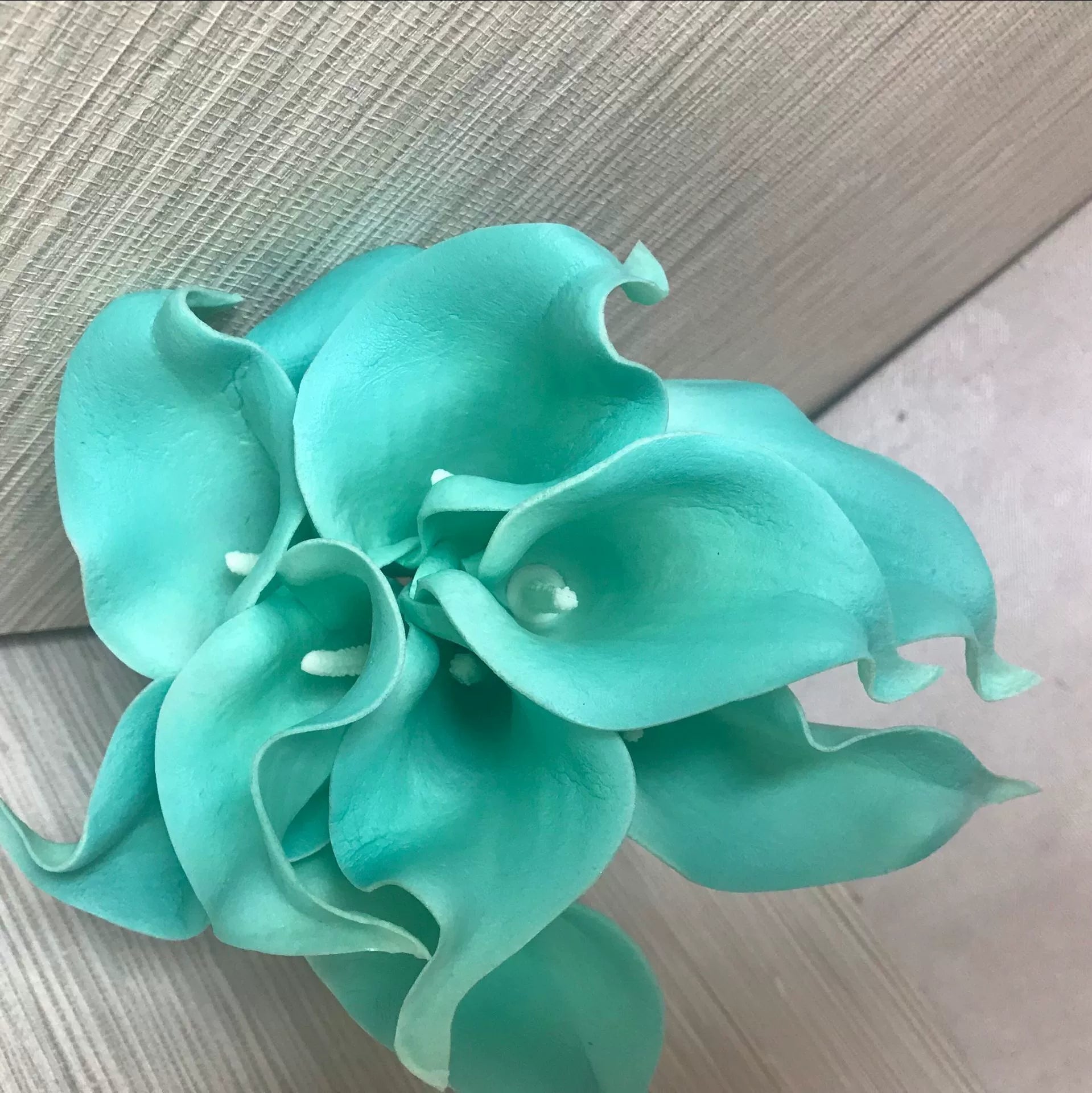 Luxury Golden Calla Lily Artificial Flower
