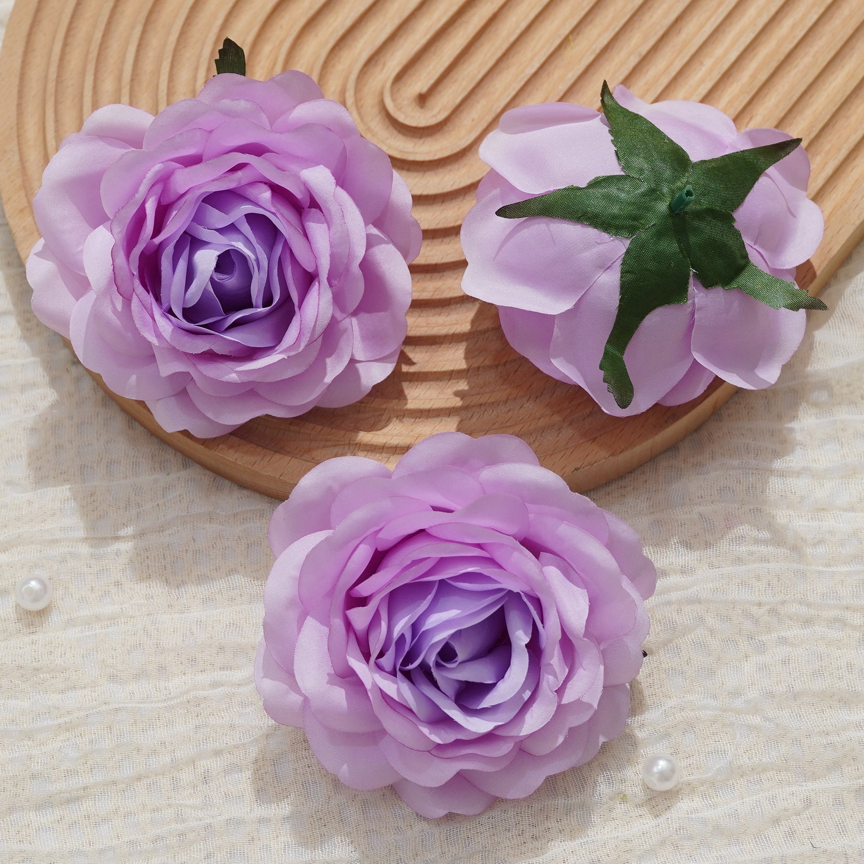 deep‑burgundy‑faux‑large‑rose‑flower‑wedding‑supply