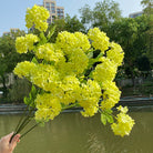 closeup_blue_hydrangea_silk_blooms