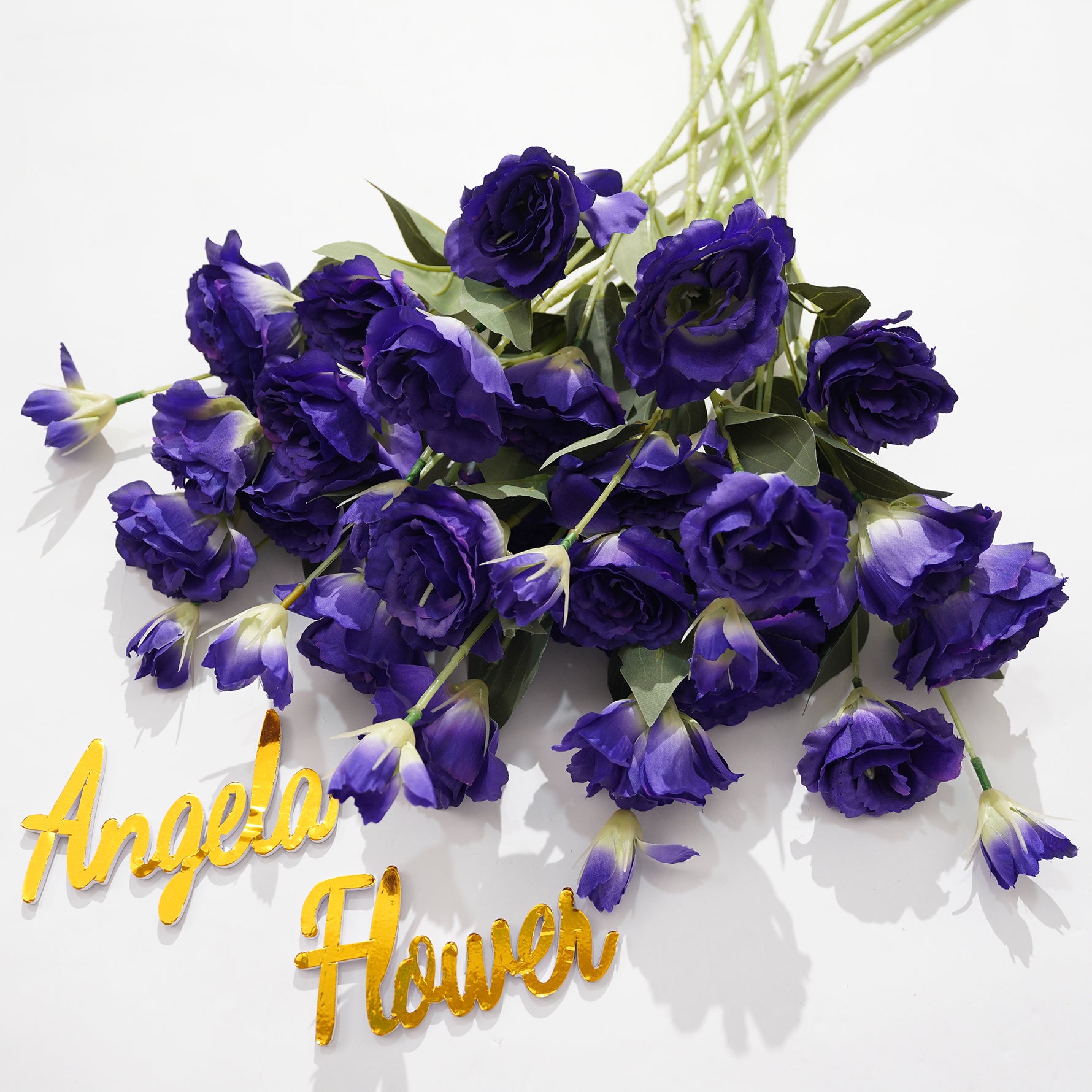 Premium silk artificial lisianthus flower stem
