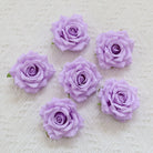 Natural Style Faux Rose Flower Heads with Soft Petals